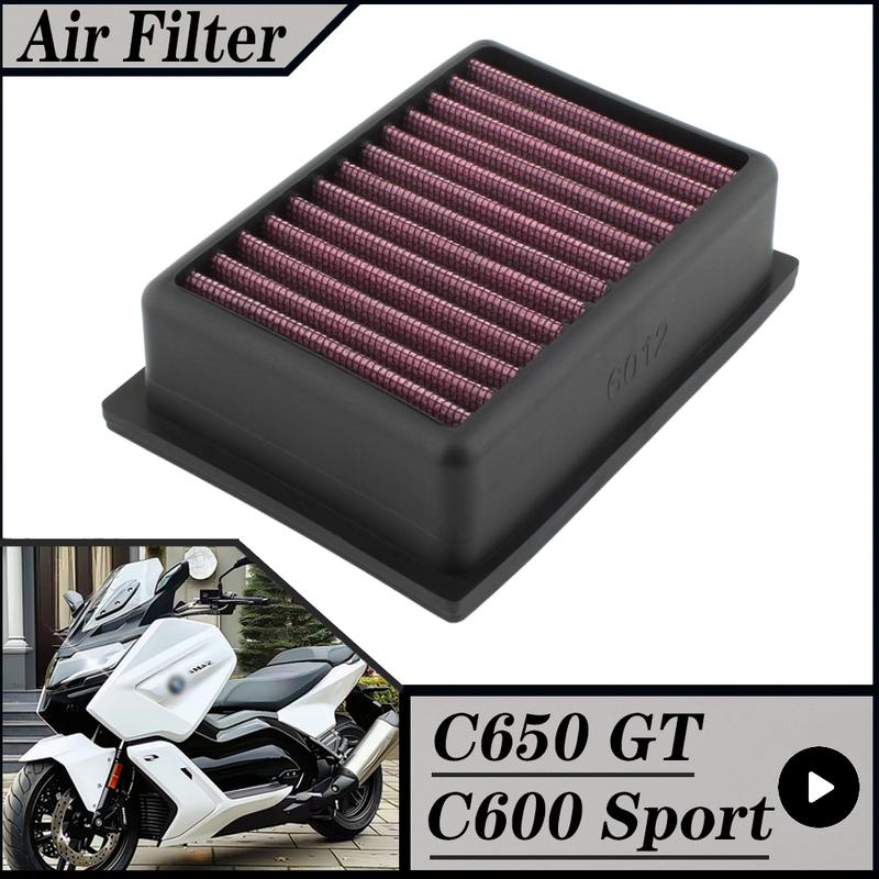 FOR BMW C650GT 2012-2020 C600 Sport 2012-2018 Motorcycle High Flow Air Filter Intake Cleaner C650 GT C600Sport