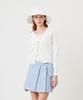 Aven Sleeveless Knit Cardigan Set White