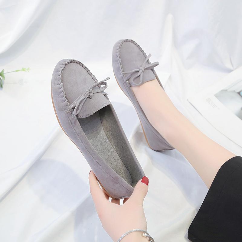 Women Shoes Slip On Loafers for Ballet Flats Women Suede Casual Sneakers Zapatos Mujer Flat Shoes for Mom Fashion Shoes