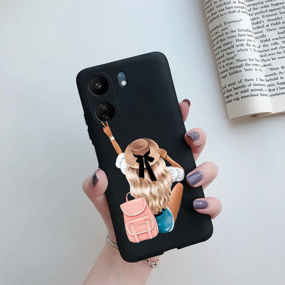 Для Xiaomi Redmi 13C Чехол Супер Мама Малыш Мода Девочки Чехол Мягкий ТПУ Fundas Для Xiaomi Redmi 13C 13 C Redmi13C Чехол для Телефона Coque