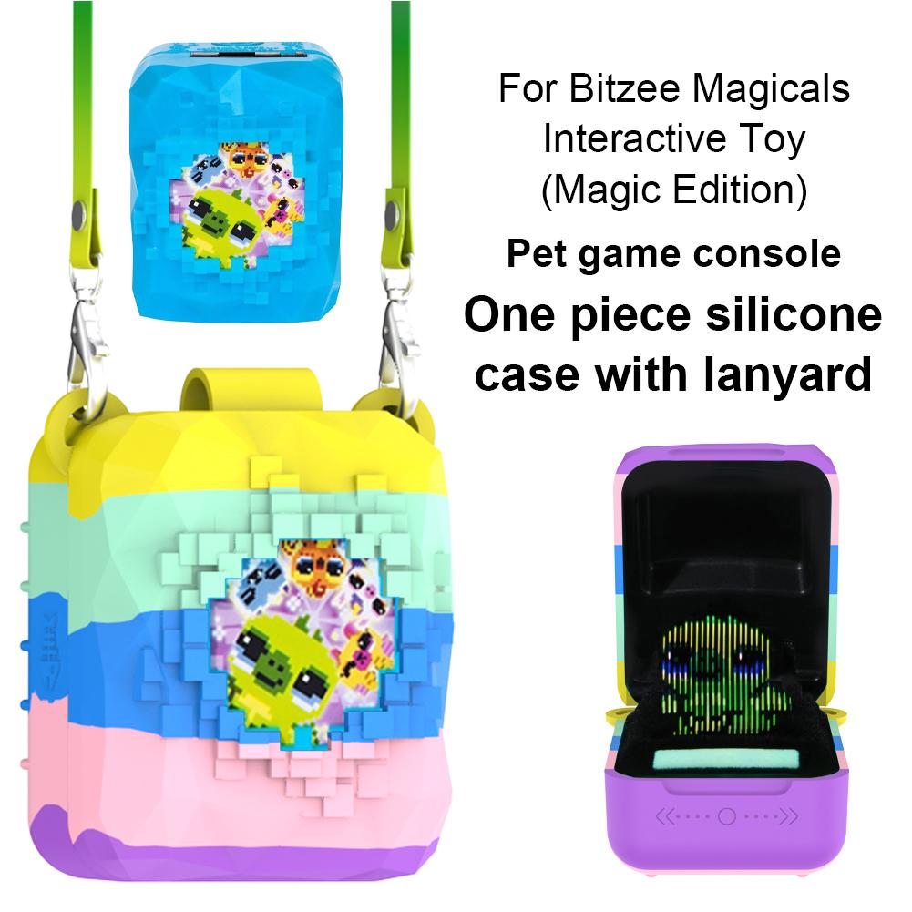Силиконовый чехол для интерактивной игрушки Bitzee Magicals, цифрового питомца, моющийся защитный рукав с ремешком, ударопрочный