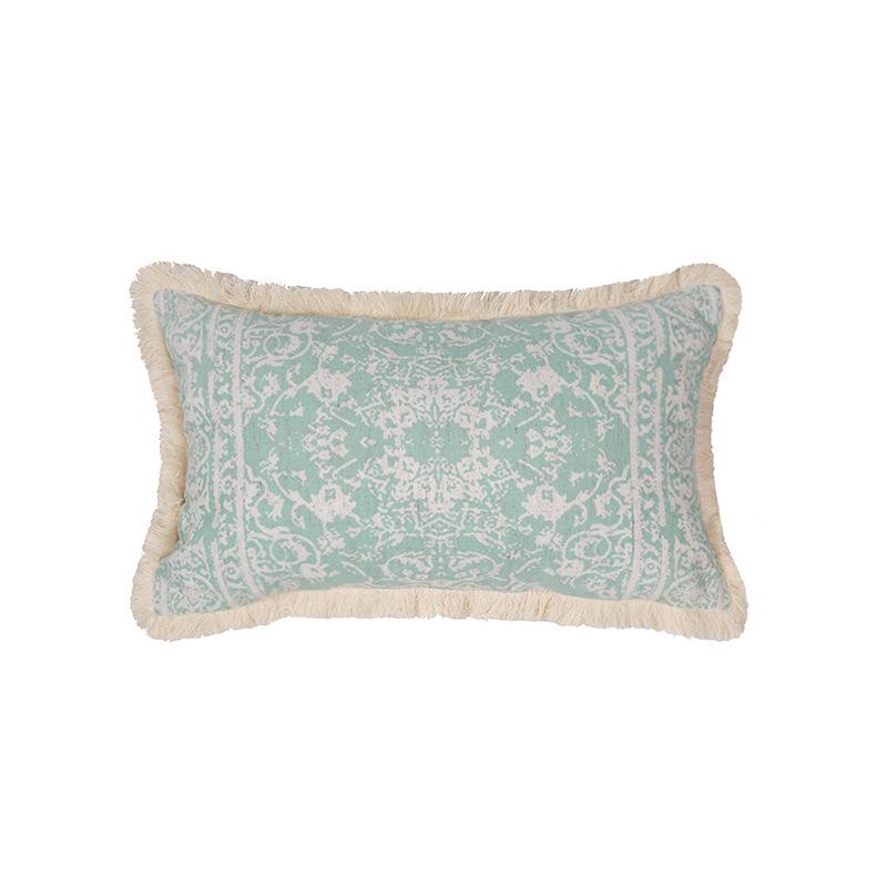 Ретро Кантри Принт Хлопково-Льняная Наволочка-Подушка