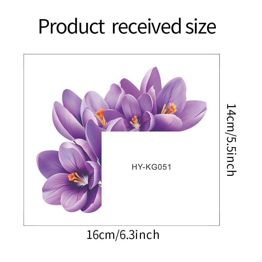 Зеленые растения, розы, ромашки, пионы, цветы, наклейки на переключатель, украшение для дома, наклейки на стену, самоклеящиеся