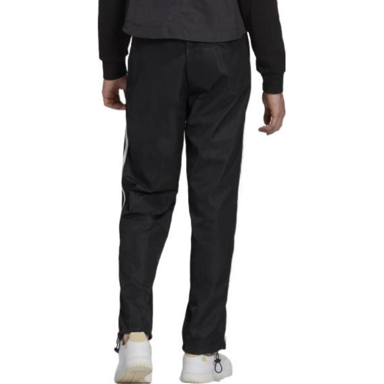 Adidas Оригинальные мужские джоггеры с принтом трилистника в сплошную полоску, черные, HC1957