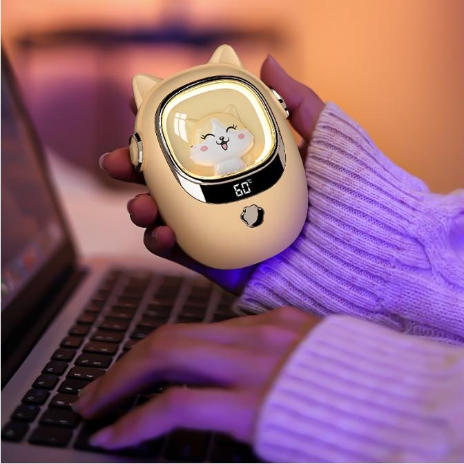 Мини-милый портативный обогреватель для рук, 5 передач, USB-грелка для рук, милый мобильный аккумулятор, грелки для рук, перезаряжаемый обогреватель, грелка для рук Calentador