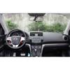 Brown Wood Grain Car Steering Wheel Decor Cover Trim 2pcs For Mazda 6 2009-2013