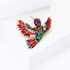 Stylish Alloy Bird Brooch with Vibrant Enamel Coating Rustproof Designs Lapel Accessory for Women Friend Gift Occasions