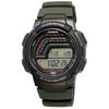 CASIO Standard Digital Dark Overseas Model Watch, Watch, WS-1800-3AV, Men's, Green