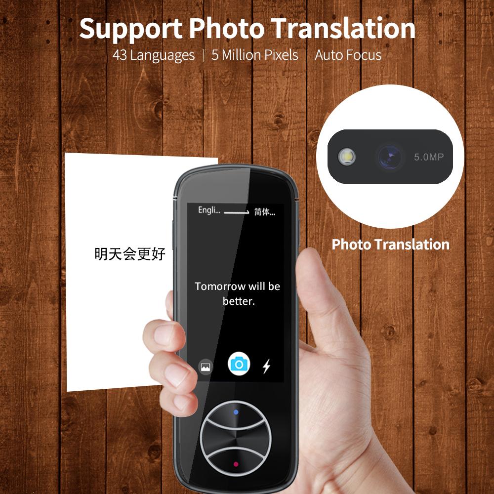 Умный переводчик V10 Поддержка онлайн/офлайн/перевод фотографий 3-дюймовый сенсорный экран из алюминиевого сплава