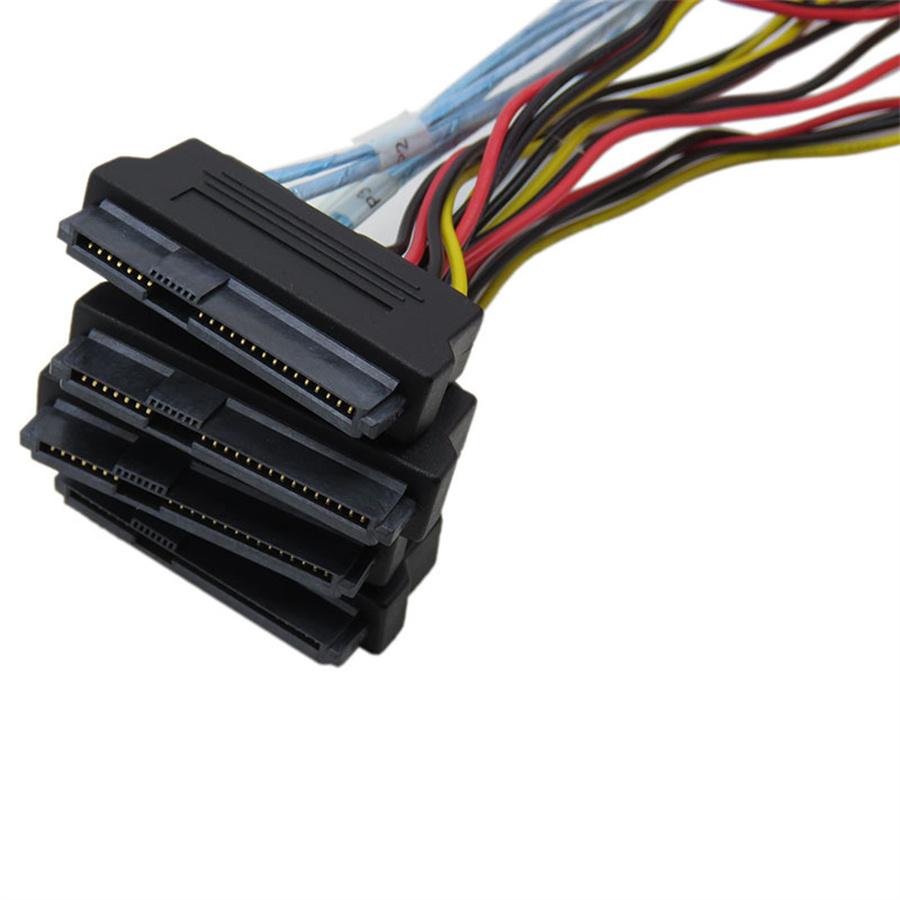 Кабель для жесткого диска 12 Гбит/с Mini SAS SFF-8644 к SFF-8482 Аксессуары для серверного компьютера