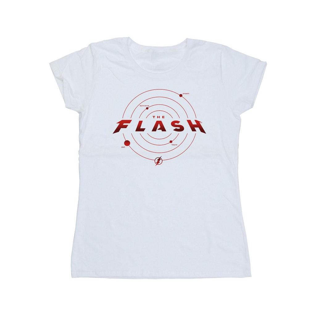 DC Comics Womens/Ladies The Flash Multiverse Rings Cotton T-Shirt