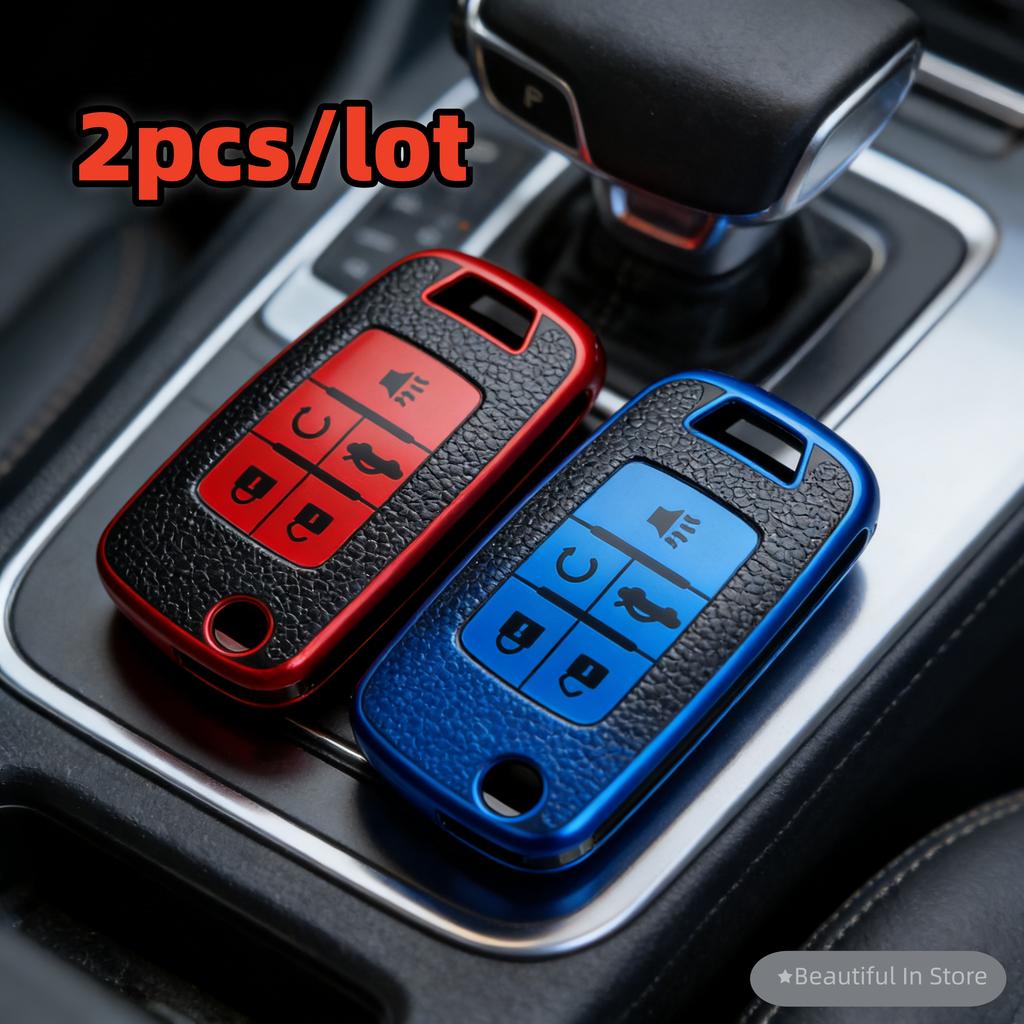 2 шт. чехлы для корпуса автомобильного ключа Для Chevrolet Equinox Volt Cruze Impala Camaro Garna Yakista AVEO GMC Terrain