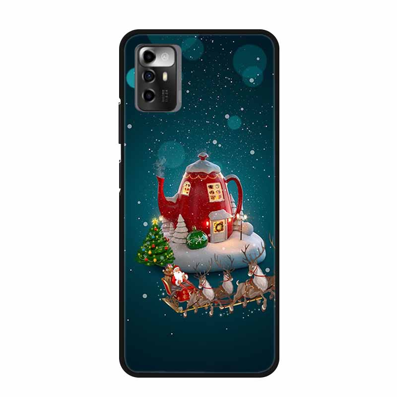 TPU Back Cover For ZTE Blade A72 5G Silicone Soft Case for ZTE A72 5G A 72 7540N New Funda Merry Christmas Coque Shield