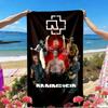 Пляжное полотенце с принтом Rammstein, универсальное, легкое, впитывающее, для бассейна, серфинга, йоги, ванной комнаты, идеальный подарок на день рождения, праздник