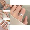 Chic And Unique Korean Style Open Ring For Women With Adjustable Design And Fashionable Heart Shaped Features