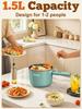 Hot Pot Electric with Steamer,Cooker, Non- Portable Cooking Pot, Electric Cooker with Dual Po
