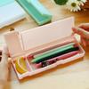 Frosted Pencil Case Non-toxic Stationery Box Simple Pencil Box  for School