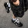 Vintage Men Low Top Sneakers Light Breathable Non Slip Casual Footwear for Office Daily Stroll Hangout Trips