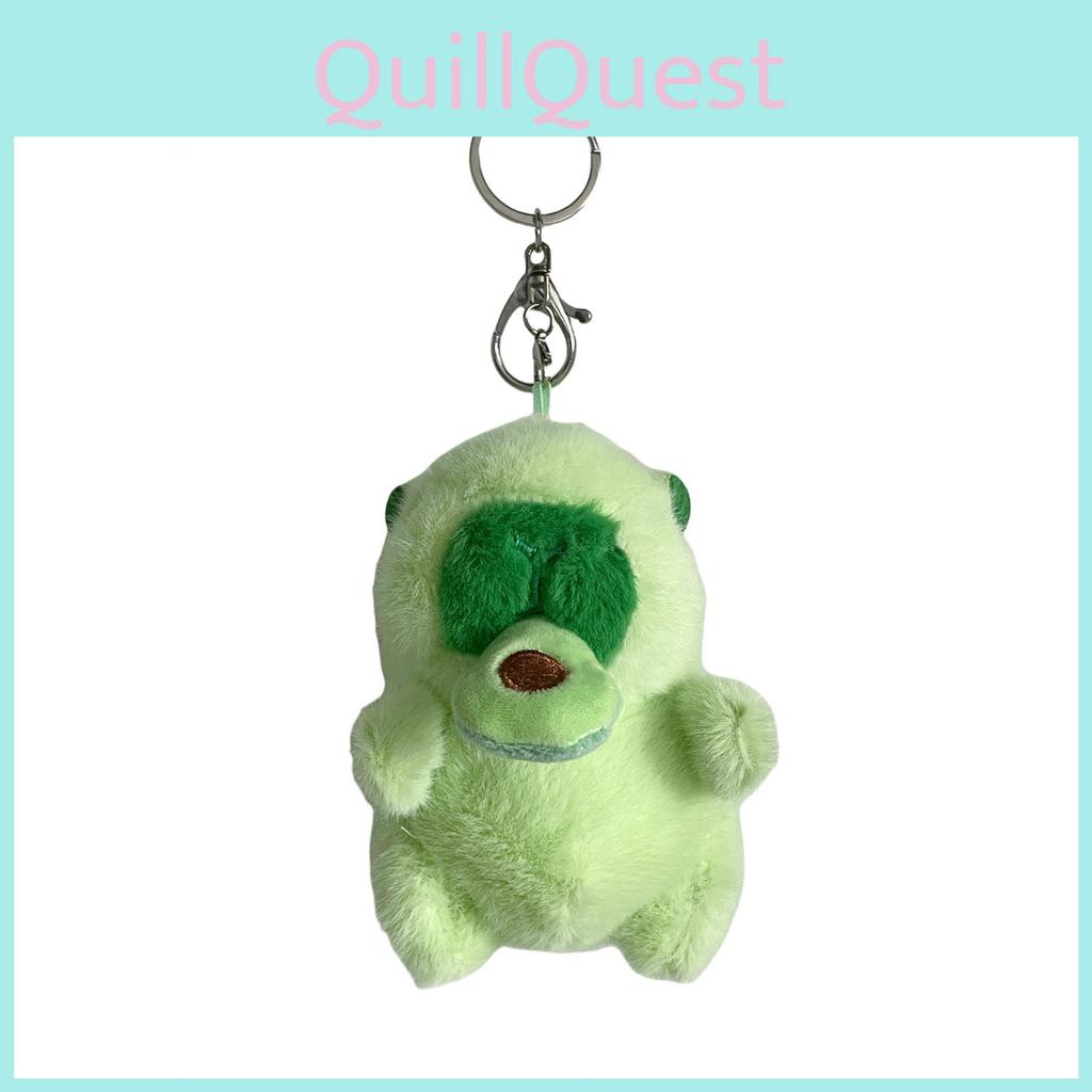 Adorable Avocado Capybara Plush Keychain Soft Short Plush Stuffed Animal Toy