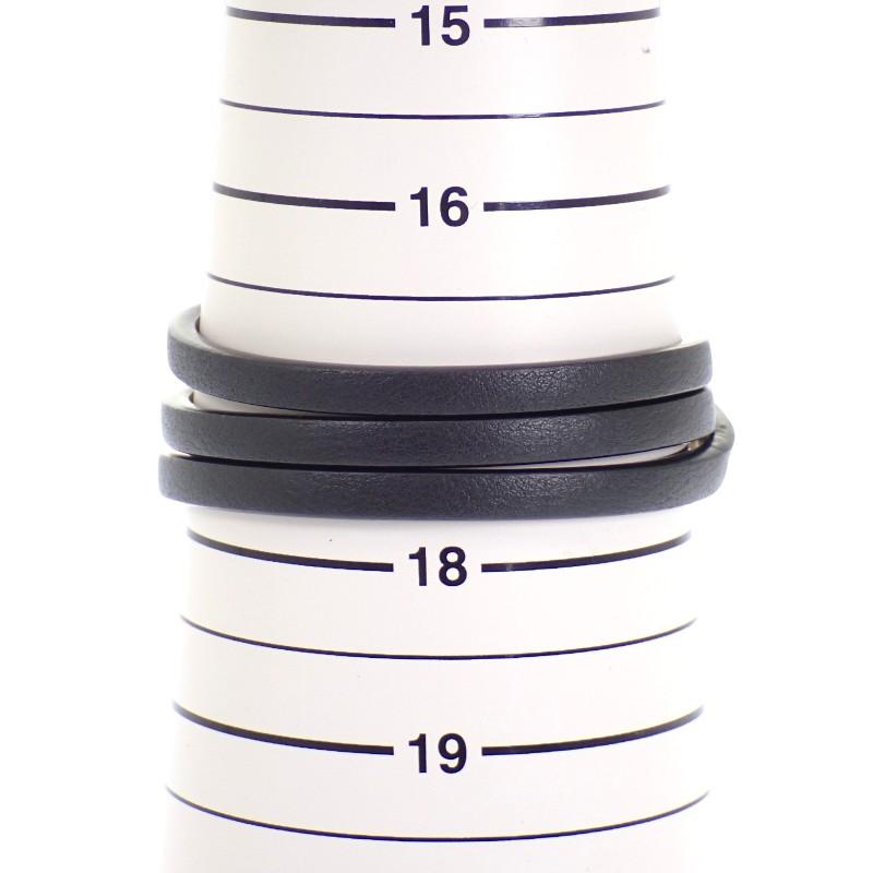 LOEWE  J242TWLX03 S bracelet black Calfskin/Brass Women