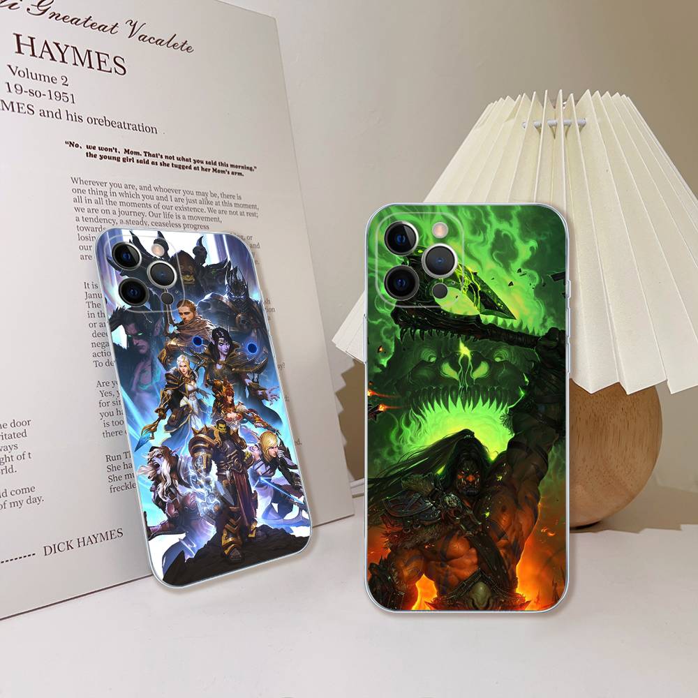 Game World Of W-Warcraftes Phone Case For IPhone 17 16 15 14 11 12 13 Mini Pro XS Max Plus Funda Shell