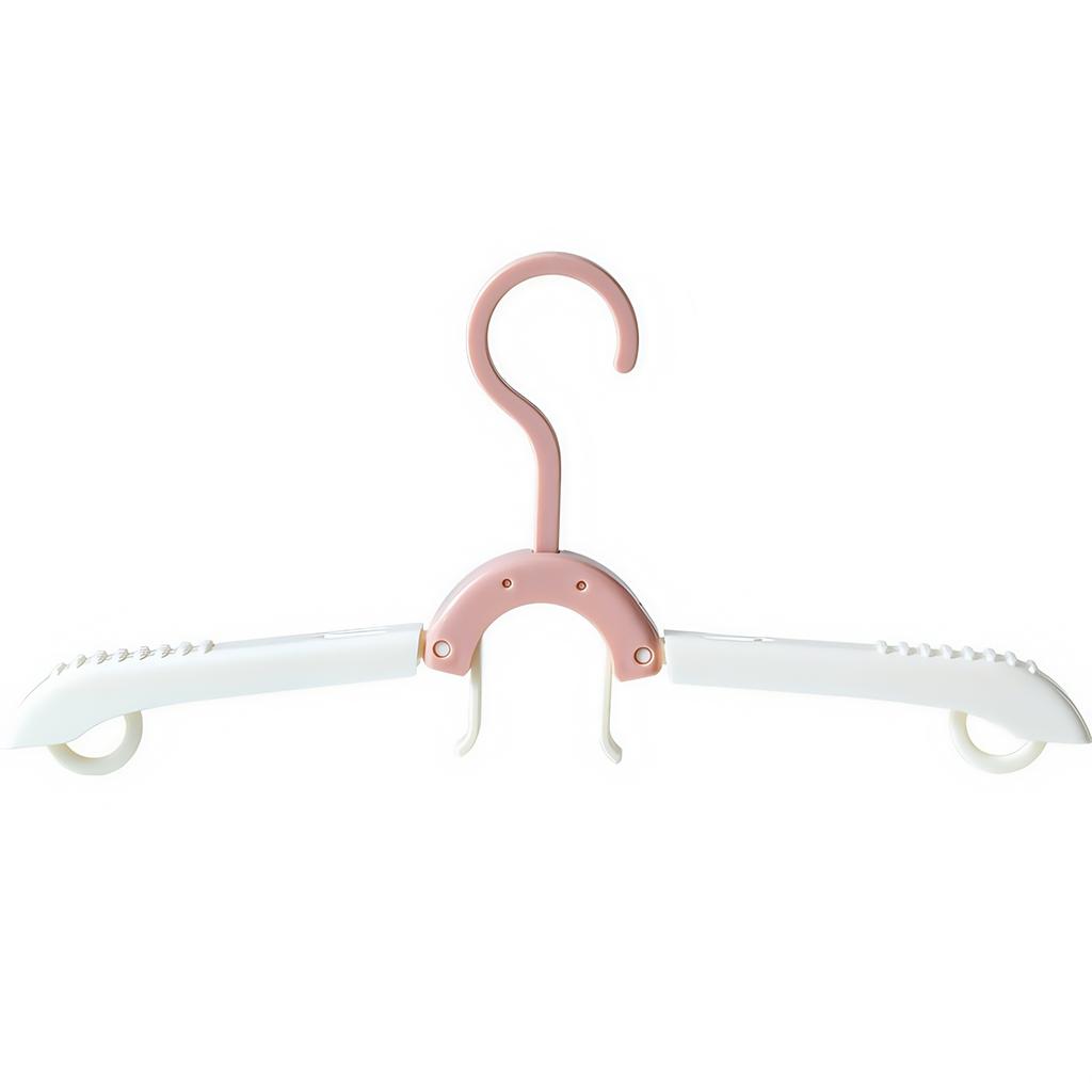 Travel Portable Mini Folding Clothes Hanger Anti Slip Strong Home Outdoor Essential Multi-functional Storage Home Coat Hanger