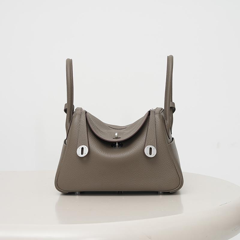 Высококачественная полуручная сумка-саквояж из вощеной нити и коровьей кожи лицевой выделки для женщин, одноплечевая ручная медицинская сумка