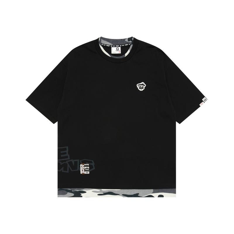 Aape camouflage-panel T-shirt AAPTEM1738XXP