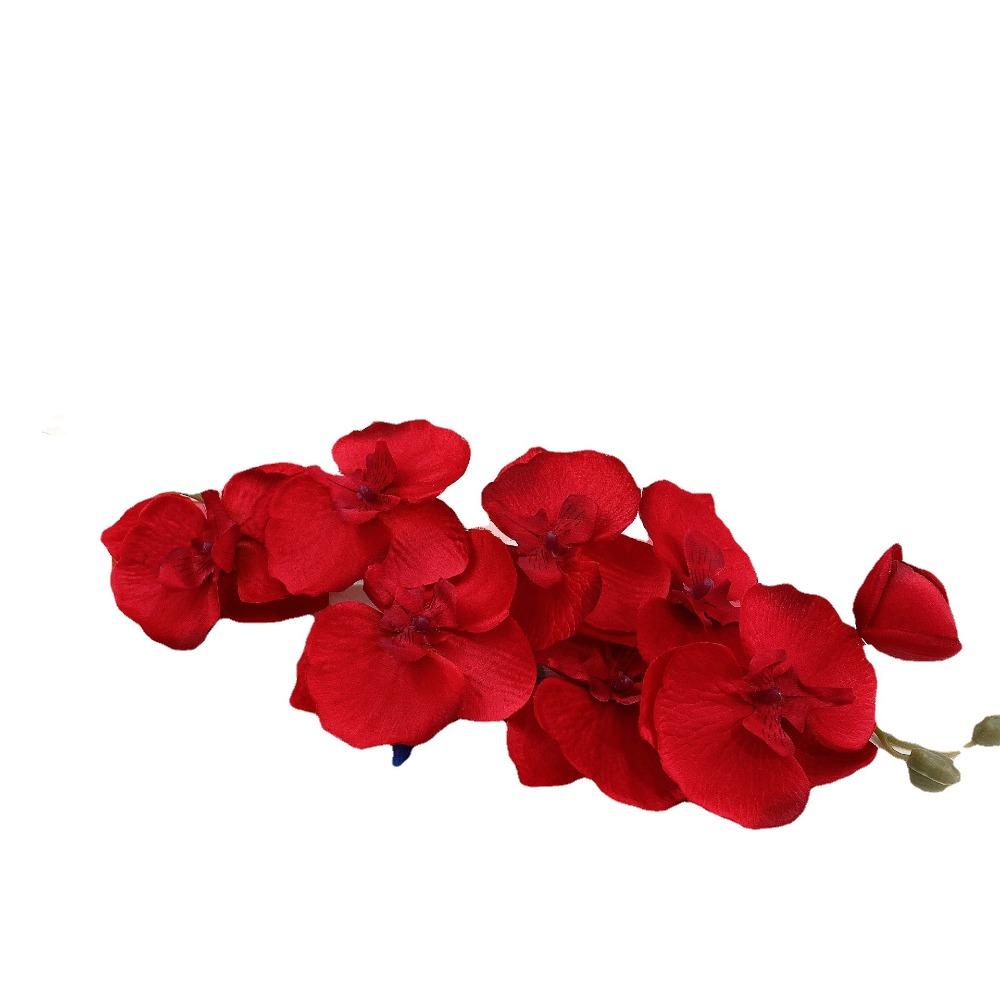 Одиночный букет из искусственных цветов орхидеи фаленопсис с 8 головками Свадебное украшение