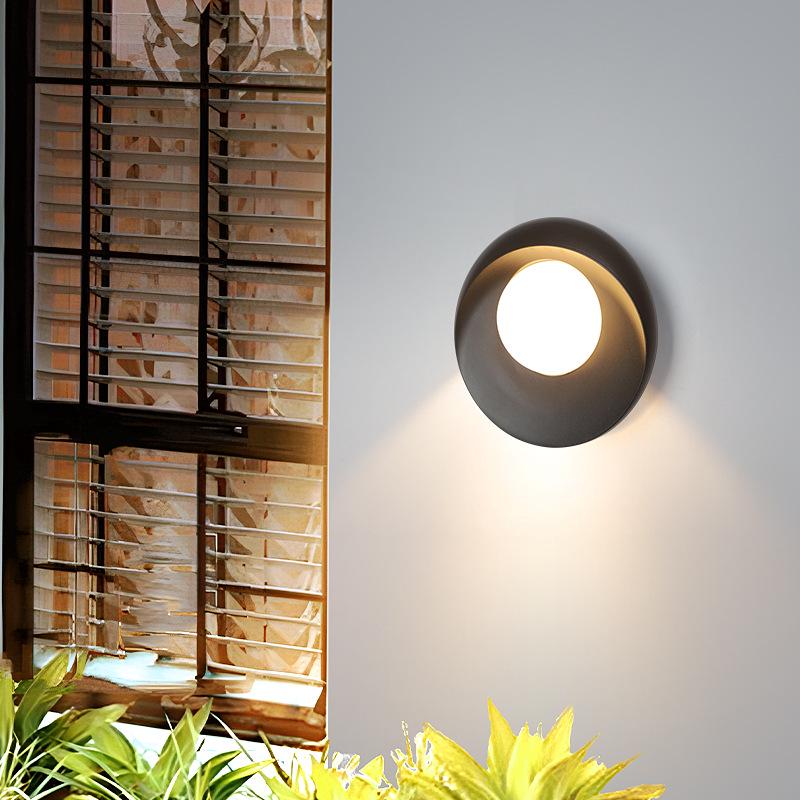 Versatile Waterproof Outdoor Wall Lamp for Courtyard, Staircase, Hallway, Bedroom, or Living Room