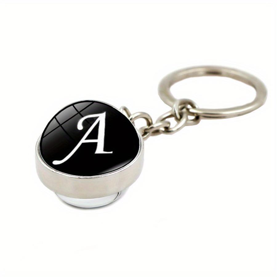 26 английских букв простой стиль металлические начальные шармы подвеска брелок вещи на день Святого Валентина для него друзья любовь набор подарки