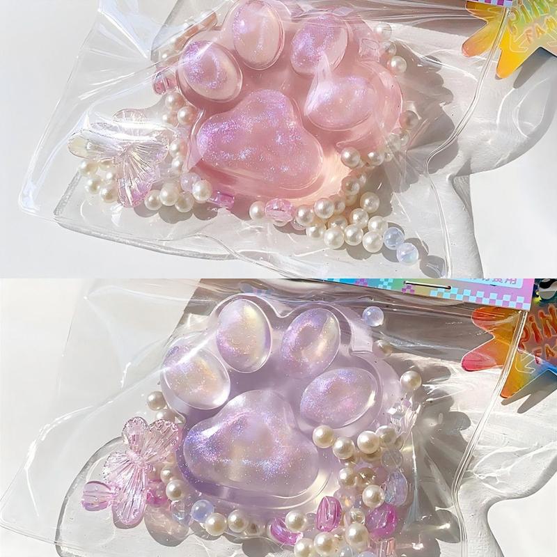 Игрушка-антистресс с эффектом медленного восстановления в виде кошачьей лапки, игрушка-фиджет для сжимания, игрушка-мялка для детей и взрослых, праздничные подарки