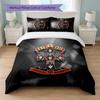 Guns N’ Roses Print 3Pcs Bedding Set Duvet Cover With Two Pillowcases Soft Bed Linen For Household Bedroom