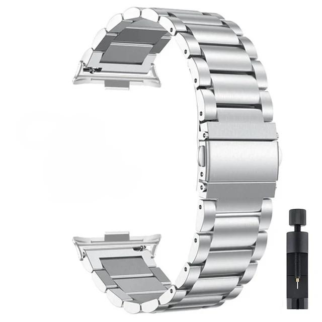 Металлический ремешок для Redmi Watch 5/Redmi Watch 4 Регулируемый браслет из нержавеющей стали для Xiaomi Mi Band 9 Pro/Mi Band 8 Pro