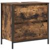 VidaXL Bathroom Cabinet Washbasin Drawers Smoked Oak 60x34.5x60 Cm, Vanity Unit, Storage Cabinet of 861884