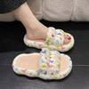 Сандалии Cloud Shoes для женщин 2024 Junior Cute Summer House Pink Slides Kawaii женские тапочки для дома в помещении по акции новый стиль 39
