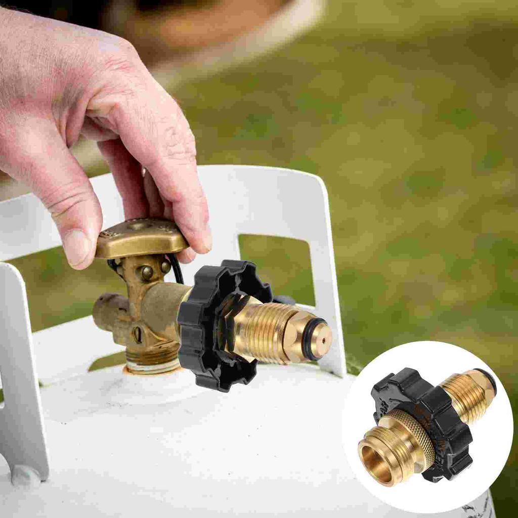 Газовый баллон адаптер конвертер принадлежности для отдыха на природе кемпинговая горелка заправка для пропана латунный инструмент для печи