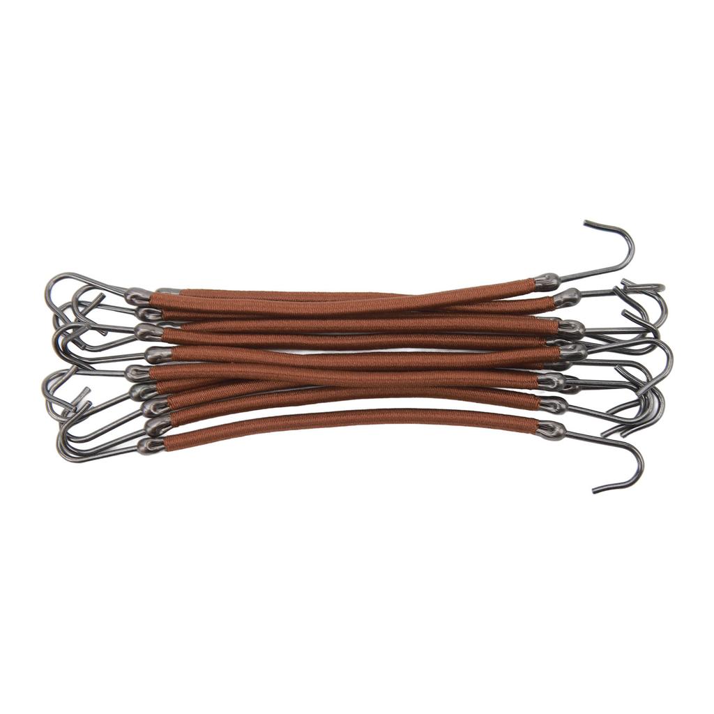 10pcs Ponytail Holder Hook Women Girls Flexible Elastic Hair Band Hook Styling Tool for Dating