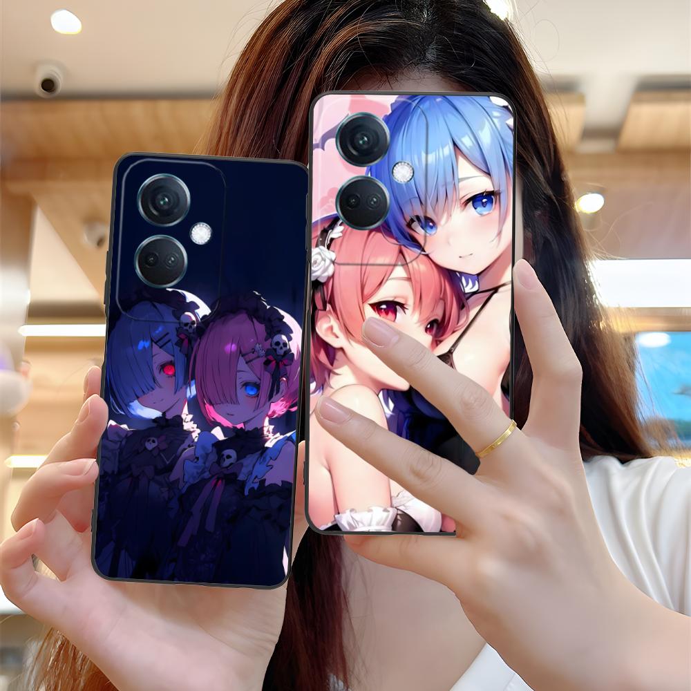 Чехол для мобильного телефона ReZero Rem Ram для OPPO Find X9 X8 X7 X6 X5 X3 X2 Plus s Pro Ultra Lite Цветная печать Чехол Роскошный Красивый