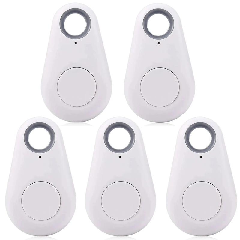 1-5pcs Smart Bluetooth Tracker Key Locator Pet Anti Lost Sensor Device With Bluetooth For Kid Dog Pets Wallets Luggage Suitcases