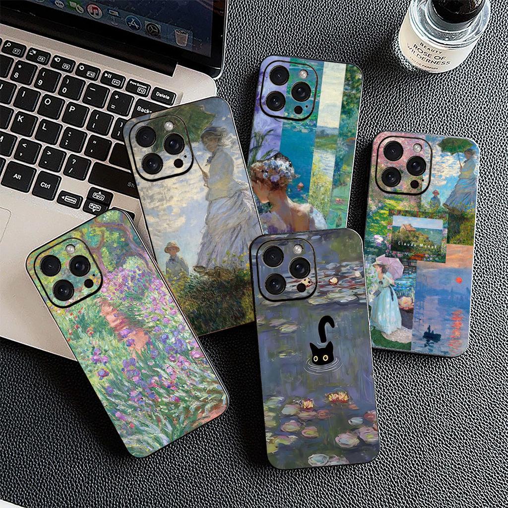 Чехол Claude Monet Кот Импрессионизм Кувшинка для Xiaomi Poco C85 C71 C65 C61 X7 X6 X5 M6 M8 F6 F7 F8 Ultra Pro C75