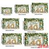 2D Flat Print Green Gold 40th Birthday Backdrop for Party Photo Booth