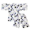Jinbei Set for Boys and Nordic Polka Dot Made in Southern Cross 160cm Children's Juniors, Pattern, Japan, 100% Cotton, Fabric, Gray,
