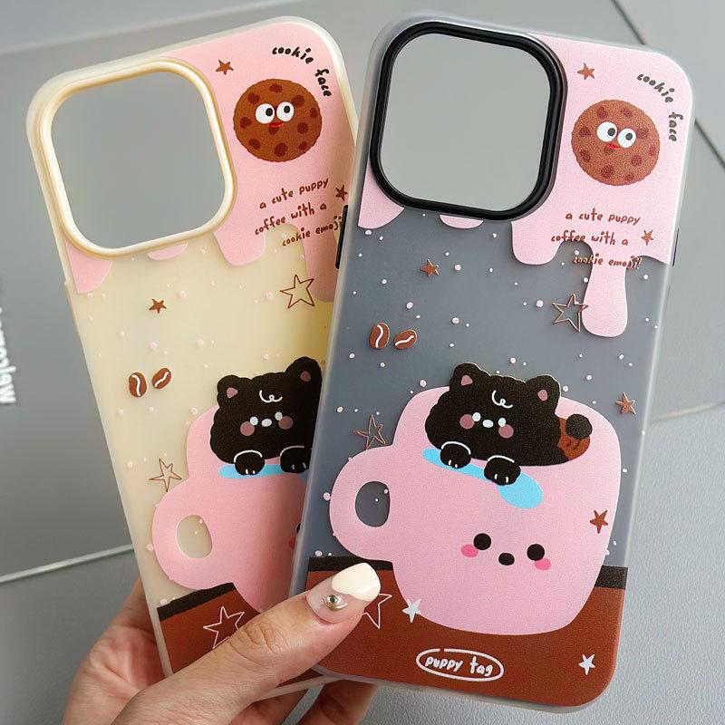 Чехол Zhitai Jelly Skin для iPhone 15 Pro Max, 14 Pro, 16, 12, 11 - мультяшный дизайн