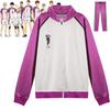 Стильный и удобный косплей Haikyuu Shiratorizawa Gakuen Koukou спортивная форма комплект