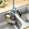 Kitchen Sink Drain Basket Kitchen Sink Holder Adjustable Soap Sponge Shlf Hanging Drain Basket Bag Kitchen Accessories