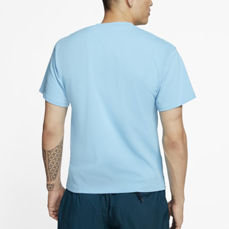 Nike Nrg Acg SS20 Logo Print Short Sleeve T-Shirt Men Tops Sky-Blue CV1533-450