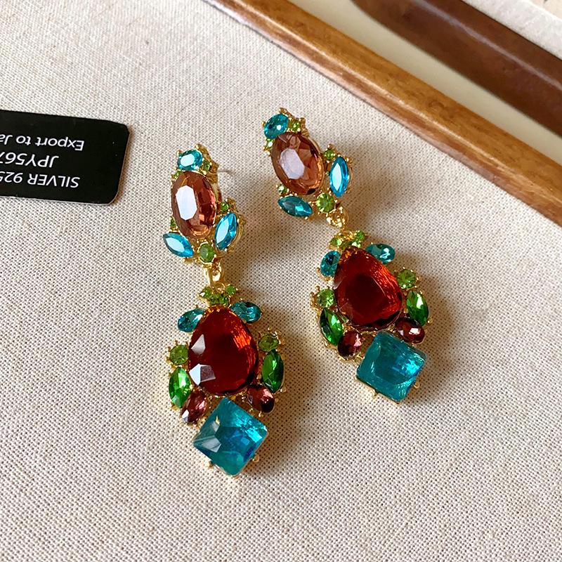 Роскошный комплект из европейских и американских бриллиантовых подвесок и серег - элегантные универсальные ювелирные изделия