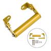 Phone Navigation Bracket Gps Extend Bracket 22Mm Gold For Motorbike Motocycle
