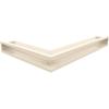 Vent Cover LUFT Corner Right 54,7x76,6x9 Cream Slim